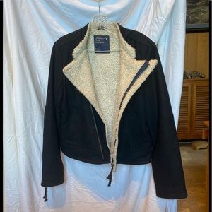 American Eagle Large Fleece lined jacket
